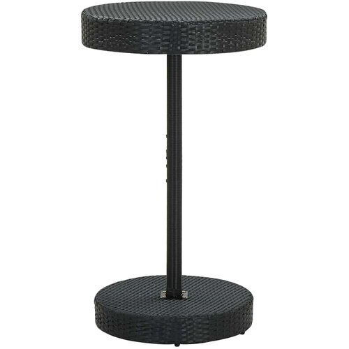  Vrtni stol crni 60,5 x 106 cm od poliratana Cijene