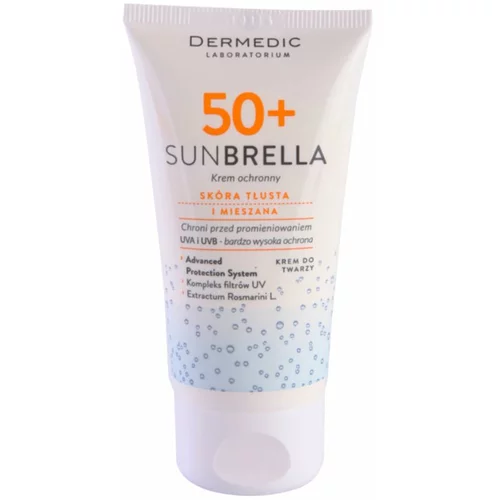 Dermedic Sunbrella zaštitna krema za masnu i mješovitu kožu lica SPF 50+ 50 g
