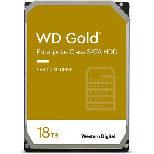 Wd 3.5 vgradni trdi disk Gold 18TB 7200 (181KRYZ)