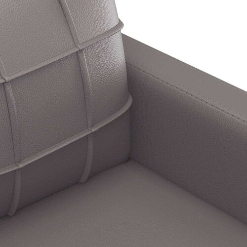 VidaXL 2-dijelni set sofa s jastucima sivi od umjetne kože Slike