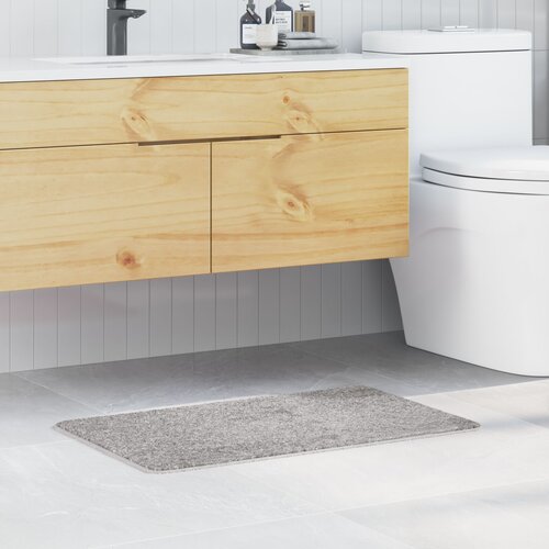 vidaXL Siva Poliester 50 x 80 cm Neproklizajuća Kupaonska prostirka Cijene
