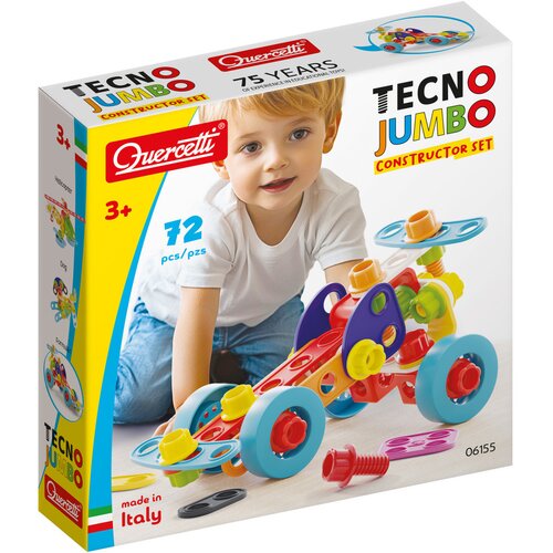 Quercetti Tecno Jumbo – konstrukcijski gradniki – 72 kosov Cene