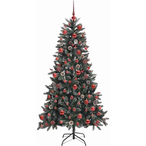 VidaXL Umjetno božićno drvce s stalakom Zelena 99 x 99 x 180 cm Slike