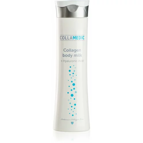 Collamedic Collagen body milk losjon za učvrstitev kože s hialuronsko kislino 300 ml