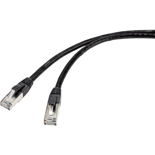 Renkforce RF-4538202 RJ45 omrežni kabel\, Patch kabel CAT 6a S/FTP 20.00 m črna primeren za uporabo na prostem 1 kos, (20418336) Cene