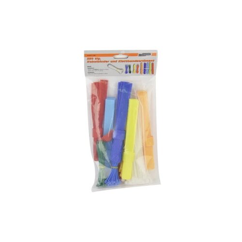 Br&amp;uuml;der Mannesmann M13060 komplet vezica 100 mm, 180 mm, 200 mm bijela, crvena, zelena, žuta, plava boja 350 Dijelovi Slike