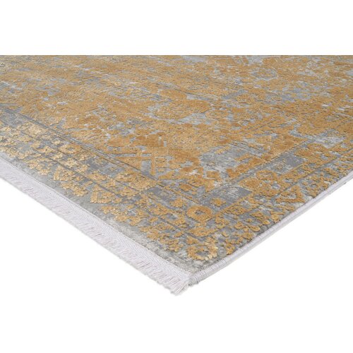 Dieter Knoll VINTAGE PREPROGA 240/340 cm tkano zlate barve Slike