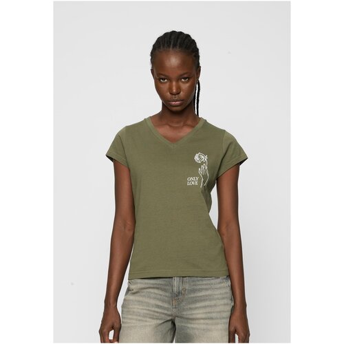 Mister Tee Ladies Only Love Olive Tee Cene