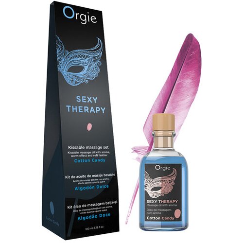 System Jo Orgie - Lips Massage Kit Cotton Candy 100 ml Cene