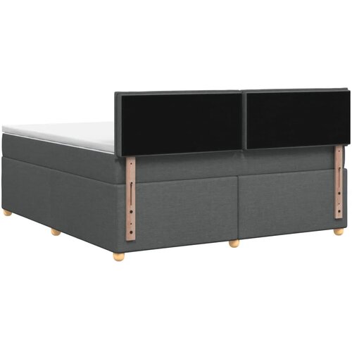 Boxspring krevet s madracem Tamnosiva 180 x 200 cm Tkanina - Tamnosiva 180 x 200 cm Dizajn linija Slike