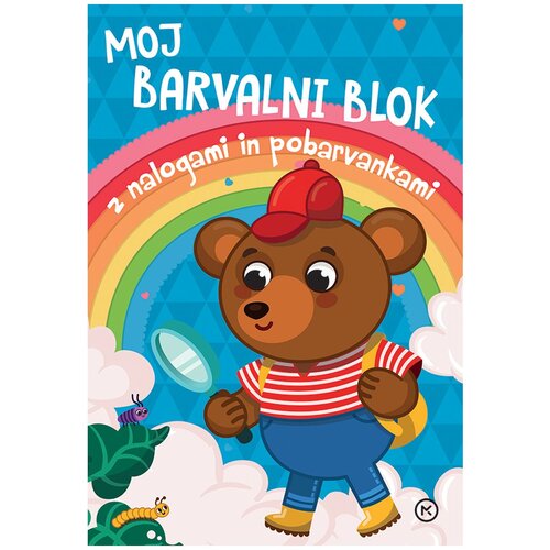Mladinska Knjiga Moj barvalni blok - medvedek Slike