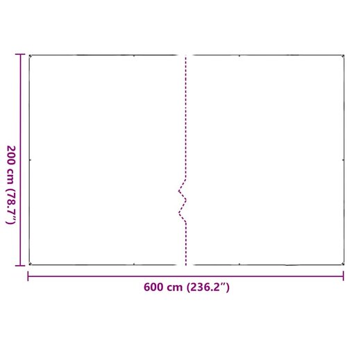  Pokrivač za biljke s u&amp;scaron;icama 2x6 m polietilen Slike