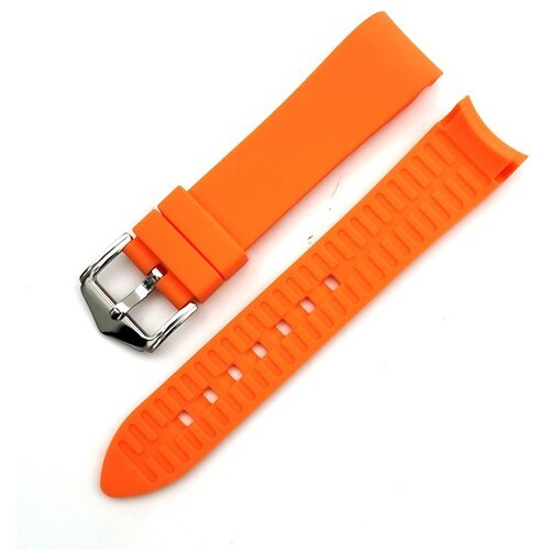 INF Univerzalni silikonski pa&scaron;ček za pametno uro z ukrivljenim koncem Orange 20 mm, (5000079843) Cene