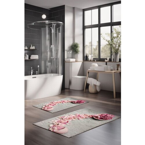  CT-5262 multicolor bathmat set (2 pieces) Slike