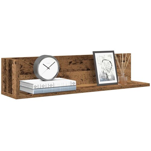 vidaXL Stenske police 2 kosa starinski les 75x16,5x16,5 cm inž. les Cene