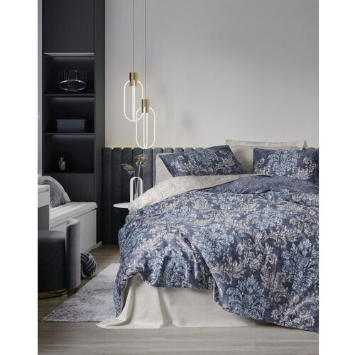  owen - beige beige satin super king quilt cover set (fr) Cene