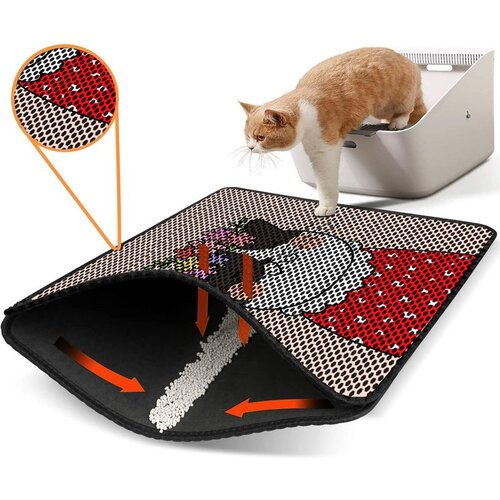 WALLXPERT Nrszn0160 multicolor cat litter mat Cene