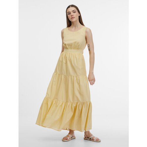 Orsay Yellow Women Dress - Women Cene