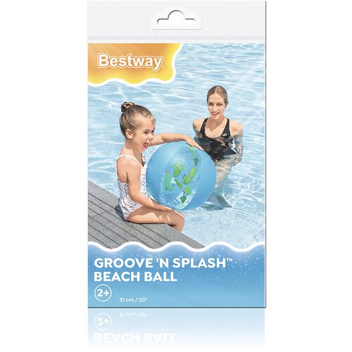  Žoga za plažo Groove &amp;#039;n Splash &amp;ndash; velika napihljiva žoga rumena Slike