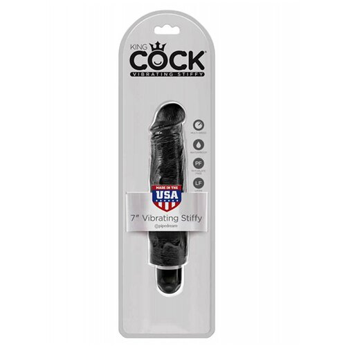 King Cock Crni realistični vibrator PIPE552223 Cene