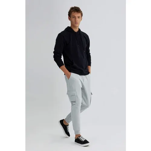 Defacto Regular Fit Rib Hem With Cargo Pocket Sweatpants