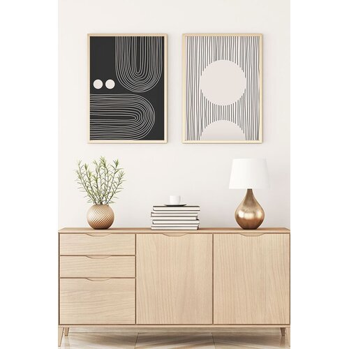 WALLXPERT Uramljena slika Huhu87, 50x70 cm , 2 dijela Cene