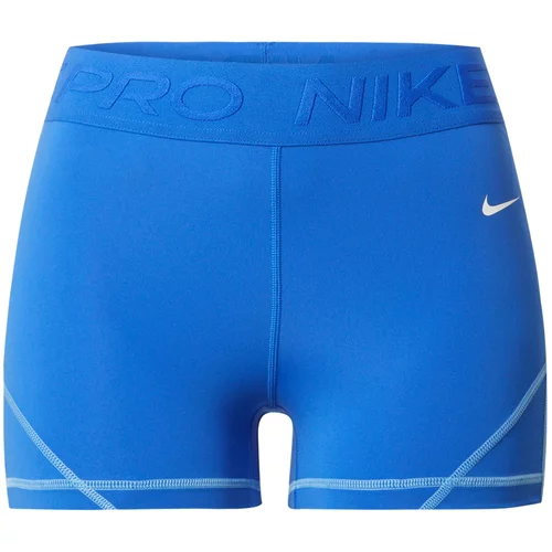 Nike Športne hlače kraljevo modra / bela