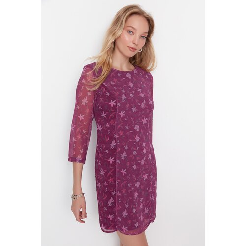 Trendyol Claret Red Dress Slike