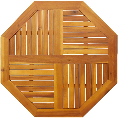 VidaXL Stolna ploča 90x90x2,2 cm osmerokutna od masivnog drva bagrema Slike