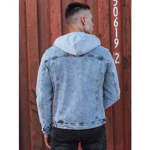 DStreet Men's denim jacket with hood blue Cijene