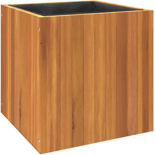  Vrtna sadilica 45 x 45 x 45 cm od masivnog bagremovog drva Slike