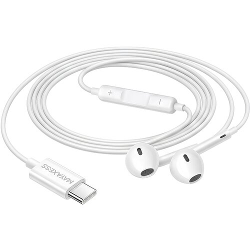 Oem Mayaxess, Žične USB-C slu&scaron;alke z vgrajenim mikrofonom za Xiaomi 14T, Bela, (5000299349) Cene