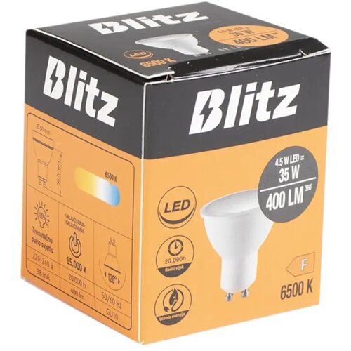 Blitz led žarulja GU10 4.5 w 400 lm 6500 k Cene