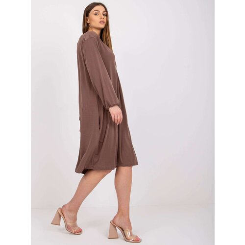 ex moda Dress-EM-SK-604.10P-brown Cijene