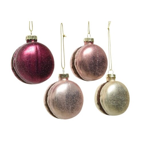  Novogodišnja dekoracija - hanging macaroon 6cm 120451 - kmg ( 044448 ) Cene