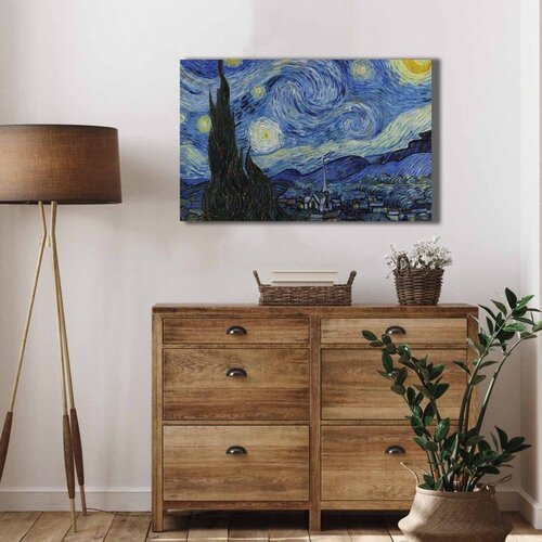 WALLXPERT dekorativna slika na platnu &amp;#039;vangog&amp;#039; - vi&amp;scaron;ebojna, 45x70cm Slike