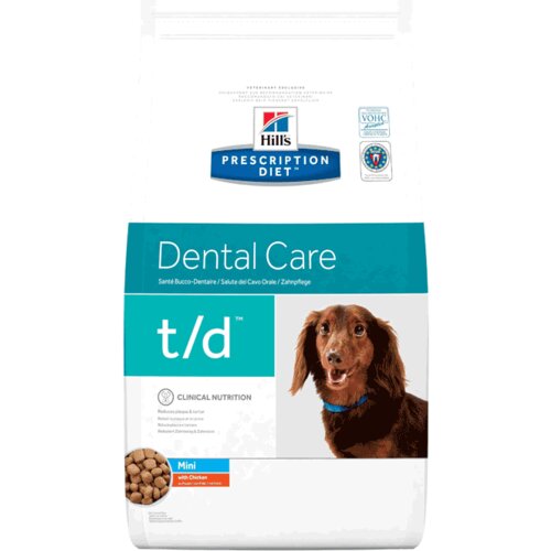 Hill’s Prescription Diet t/d Mini Dental Care s piščancem - 3 kg Cene