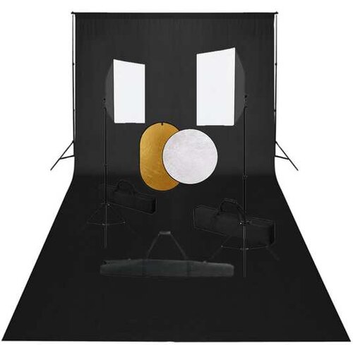  Foto studijski komplet s softboxi, ozadjem in odbojnikom Cene