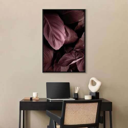  Slika - Velvet Leaves (1 Part) Vertical 40x60 Slike