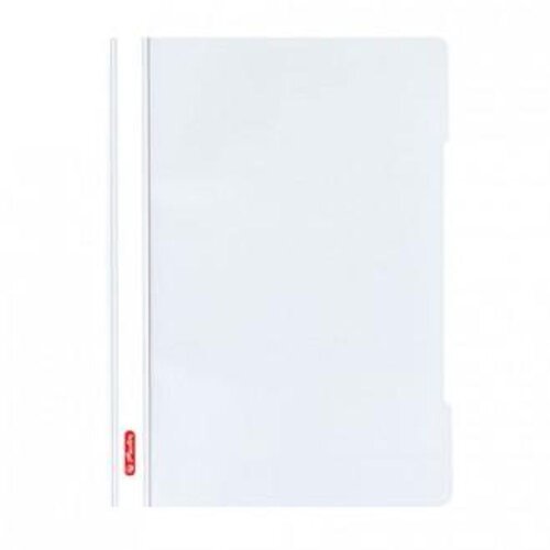 Herlitz Fascikl s euro mehanizmom PP A4, Crystal, , bijeli Slike
