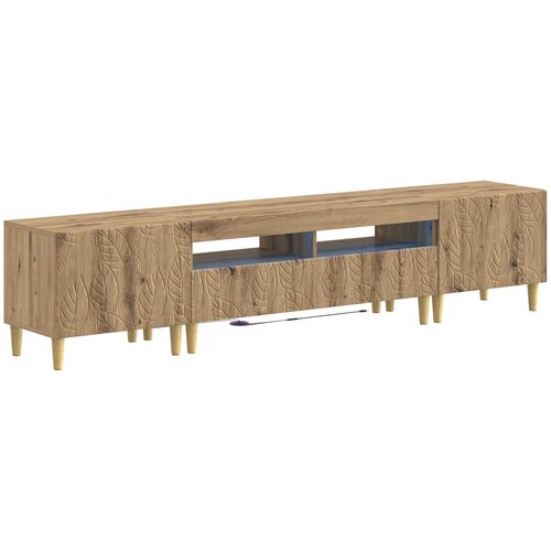  5-dijelni LED TV ormarić Hrast artisan Konstruirano drvo Cene