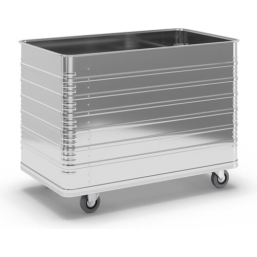 Zarges aluminijasti zabojni voziček, prostornina 655 l, z robnim in talnim profilom Cene