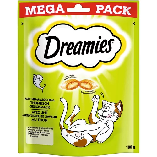 Dreamies v mega pakiranju 180 g - Varčno pakiranje: tuna (4 x 180 g)