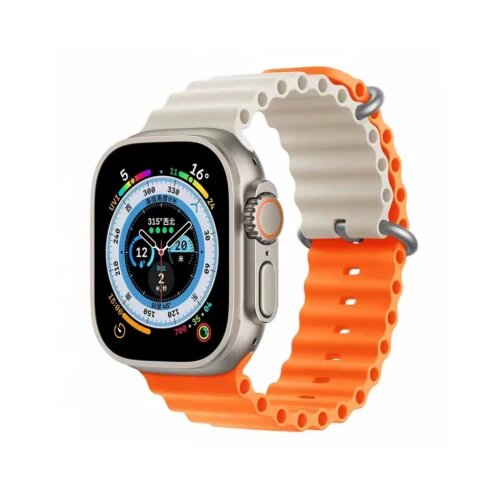 Moye Smart Watch Ocean Strap 44/45/49mm Orange/Starlight Cene