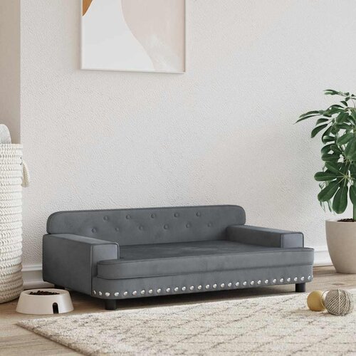  Krevet za pse tamnosivi 90 x 53 x 30 cm bar&scaron;unasti Cijene