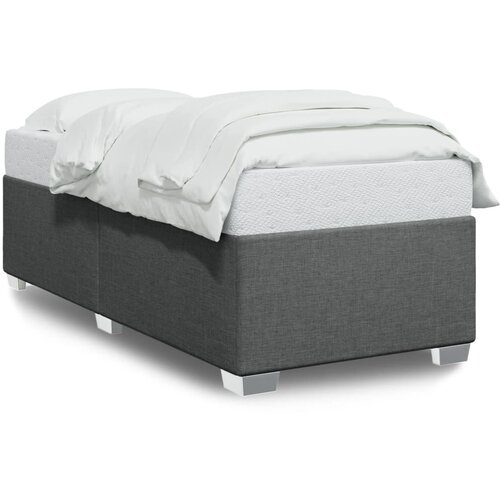VidaXL Posteljni okvir temno siv 80x200 cm blago Slike