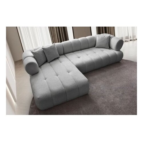 Atelier Del Sofa ugaona garnitura petra left grey Slike