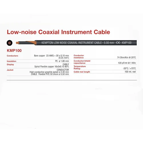 FBT KMP100BK instrument kabel