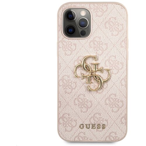 Guess Torbica Guess Hc PC 4G Big Metal Logo za iPhone 12 Pro Max 6.7 pink (GUHCP12L4GMGPI) Cene