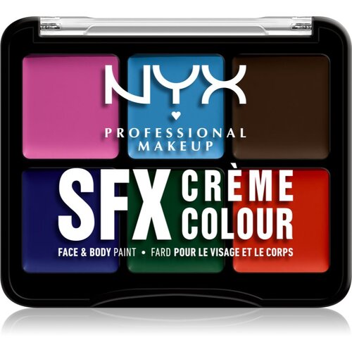 NYX Professional Makeup Halloween SFX Paints multifunkcionalna paleta za tijelo i lice nijansa 02 Secondary 6 g Cijene